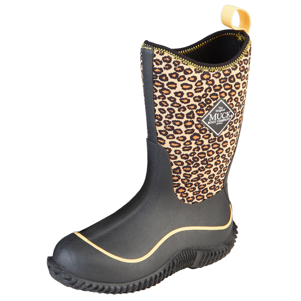 leopard print calf hair booties